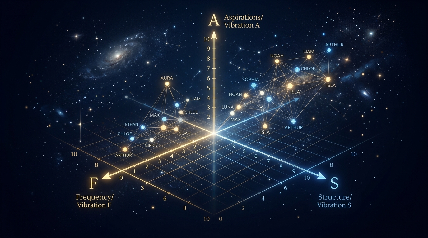 Your Name in 3D: What Amplitude, Frequency, and Stability Reveal